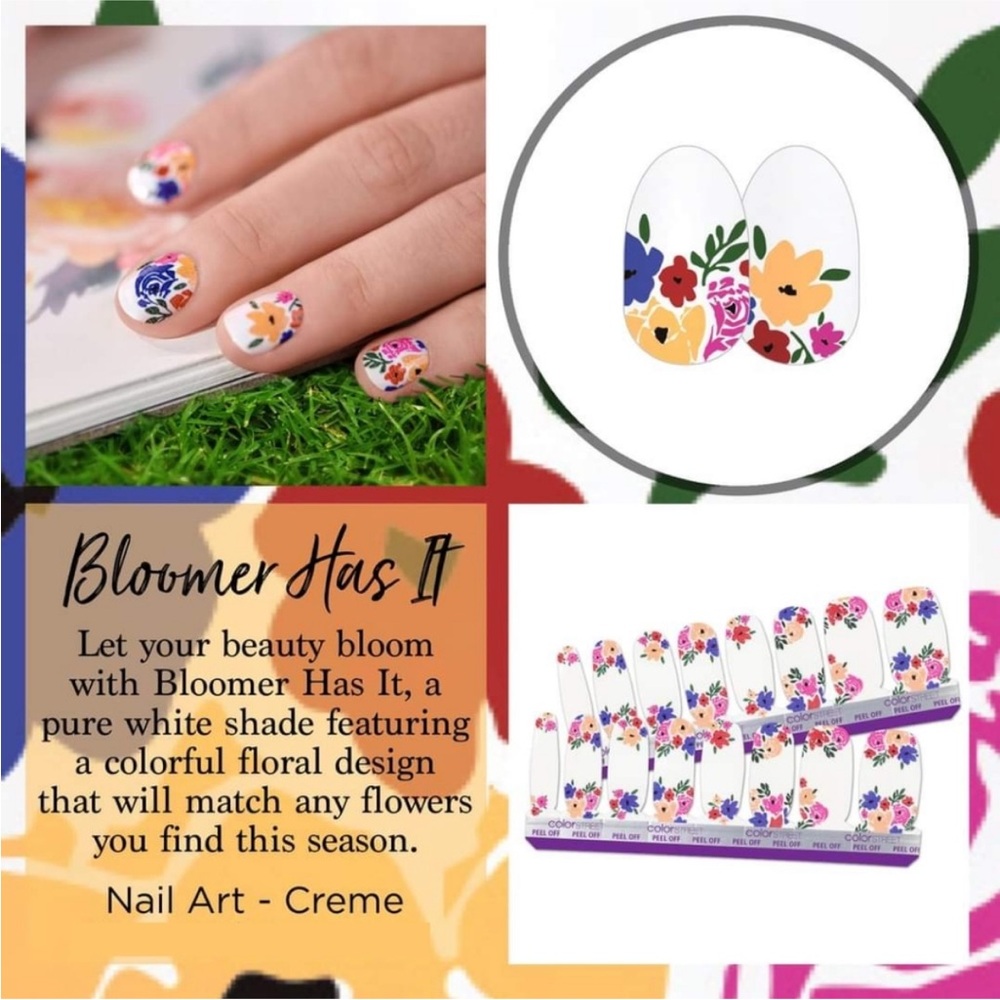 NWT Color Street Nails “Bloomer Has It”